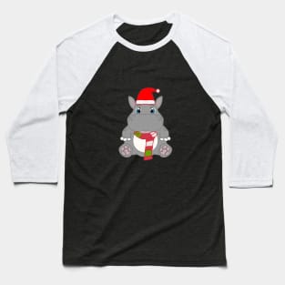 Surfinghippos in Santa hat Baseball T-Shirt